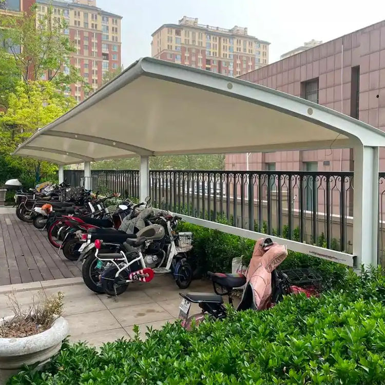 东兴市膜结构电动车棚